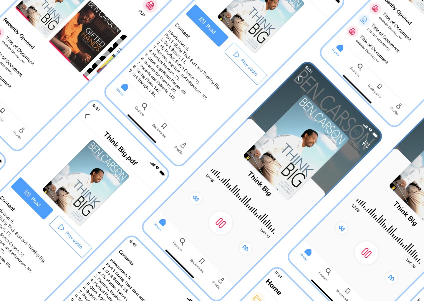 Audio Book concept thumbnail